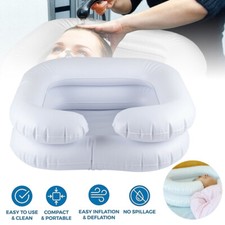 Aufblasbares Haarwaschbecken für Bettlägerige Mobiler Salon Kopfwaschwanne Basin