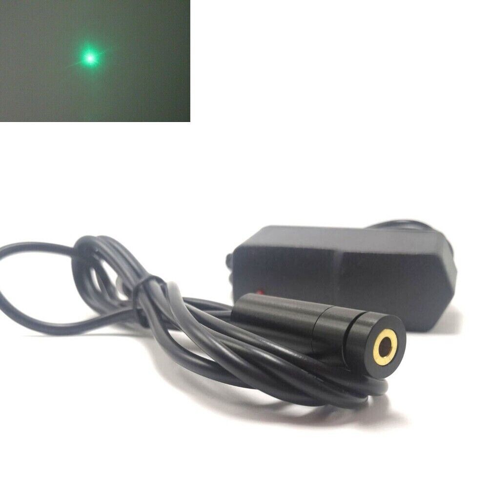 515nm 520nm 30mW Focusable Green Dot Laser Diode Module Locator 5V Adapter