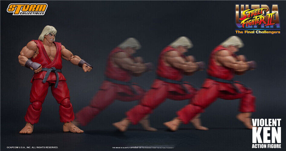 Storm Toys StreetFighter Violent Ken Final Challengers 1:12