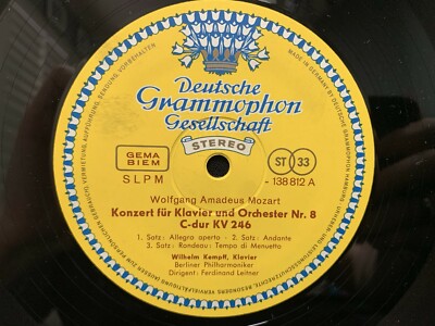 MOZART Piano Concertos #8 & 27 - WILHELM KEMPFF - Leitner