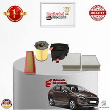 KIT TAGLIANDO 4 FILTRI PEUGEOT 3008 1.6 HDI 80KW 109CV DAL 2010 ->