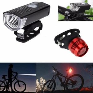 rechargeable bike lights ebay