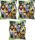 DISNEY VILLAINS SERIES 3 FIGURAL BAG CLIP LOT OF 3 BLIND BAGS NEW TY3021