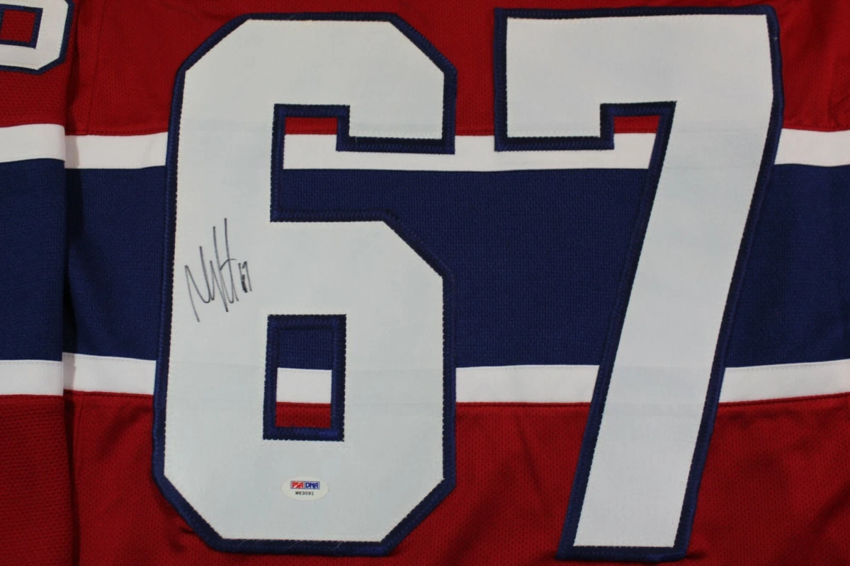 MAX PACIORETTY SIGNED Montreal Canadiens REEBOK JERSEY W COA PSA DNA Knights