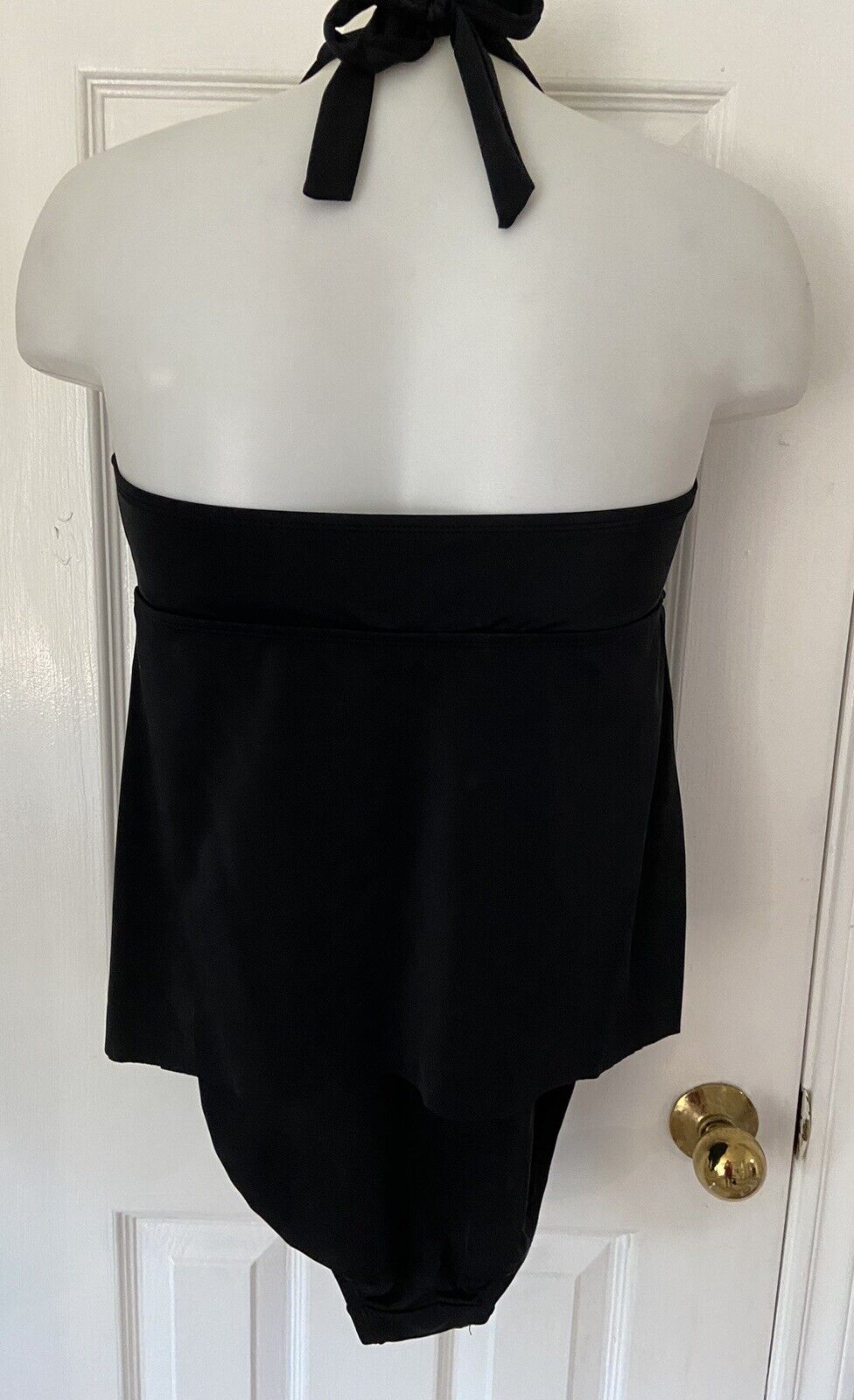 Liz Claiborne Black Maternity Swim Suit Size Medi… - image 4