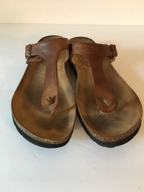 american eagle double buckle sandals