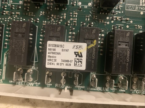 Whirlpool Oven Control Board Part # W10365419 C. #262 - Picture 4 of 4