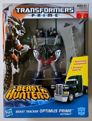 Transformers Prime Leader Beast Hunters Optimus Prime Weaponizer Beast Tracker