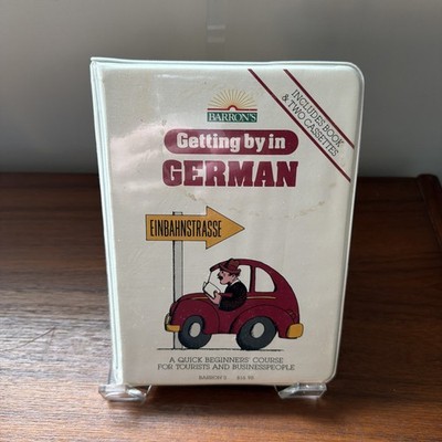 Getting by in German Book and 2 Audio Cassette Tapes Edith Baer Barron's