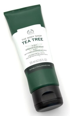 The Body Shop Tea Tree 3-in-1 Wash Scrub Mask 125ml Discontinued Rare Original