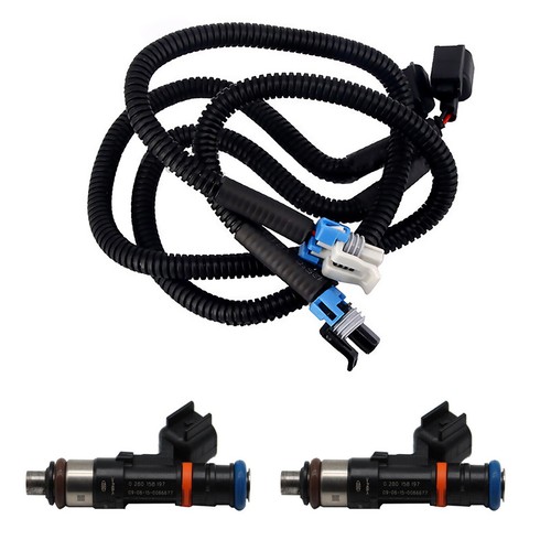 2Set Fuel Injectors with Harness Fit For For Polaris Ranger Crew 800 2010-2014 - Picture 3 of 10