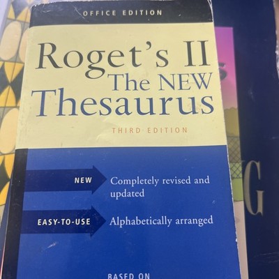 Roget's II: The New Thesaurus Third Edition - Houghton Mifflin - Office Edition
