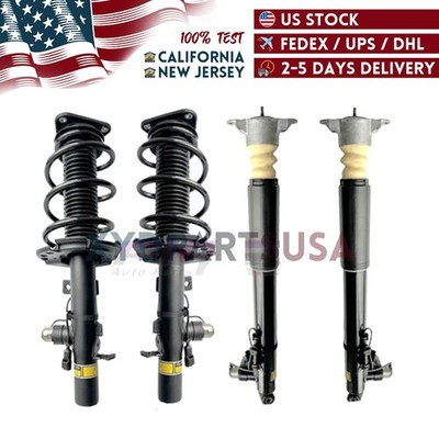 Full Set Front & Rear Shock Struts Assembly Fit Lincoln MKC 2015-19 w/Electric