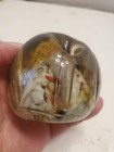 Antique Art Glass Flower Frog Paperweight Ink Pen Holder Desk Accent  — photo 6