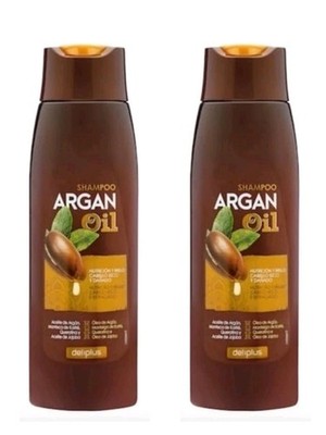 2 Arganöl Haarshampoo 400 ml Deliplus 