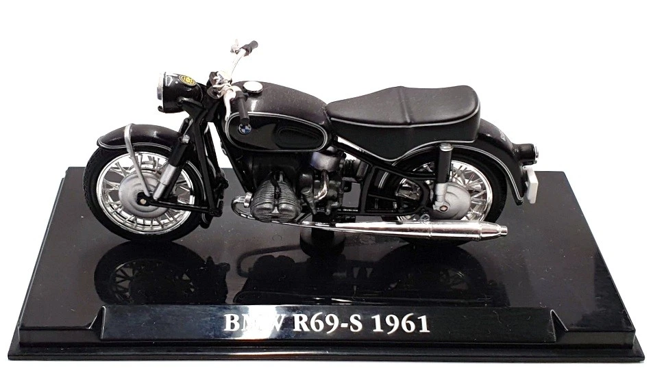 Atlas Editions 1/24 Scale 4 658 107 - BMW R69-S Motorbike - Black - Image 4 of 4