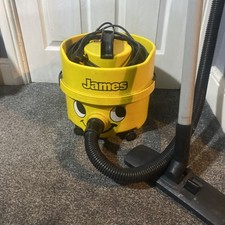 Numatic James Henry Yellow Cylinder Vaccum Cleaner with hose bags etc  