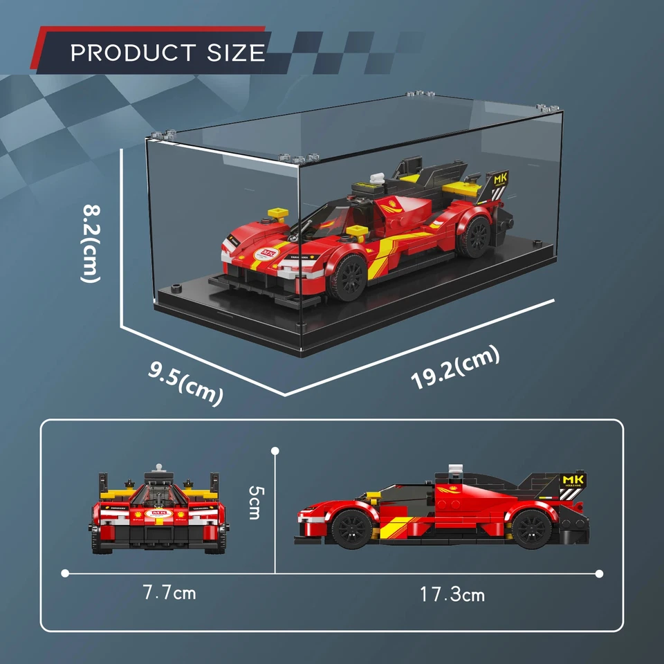Mould King City Hypercar Racing Model Building Kit, DIY Sports Car Block Set Toy - Image 4 of 4