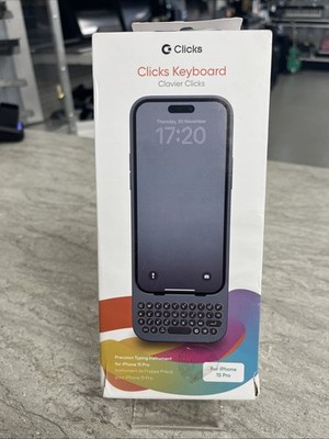 Clicks - Keyboard Clavier Clicks iPhone 15 Pro - London Sky- CK-5100-1