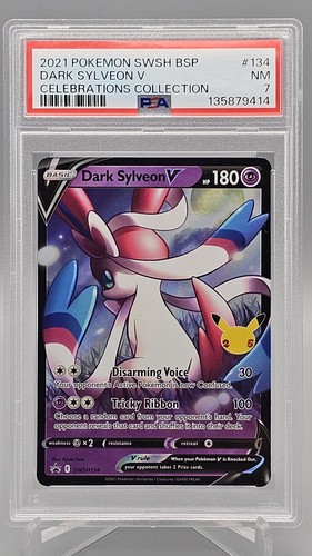 Dark Sylveon V graded PSA 7 for sale on eBay