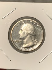 1972-S Proof Washington quarto di dollaro NON CIRCOLATO 