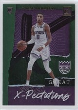 2020-21 Panini Donruss Great X-Pectations Green Flood Tyrese Haliburton #12 11qz