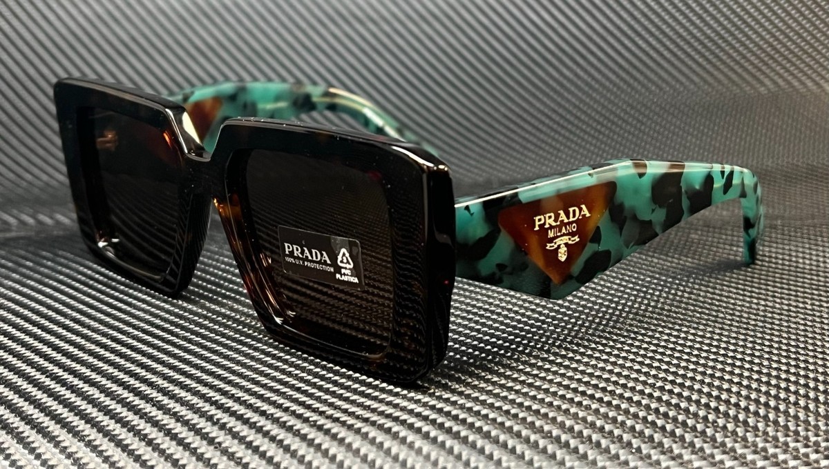 tk3＿akariページ‼️美品‼️PRADA  貴重プラチナカラー‼️ Prada PR 23ZS S (54 - 18) with Brown lenses and Tortoise frame