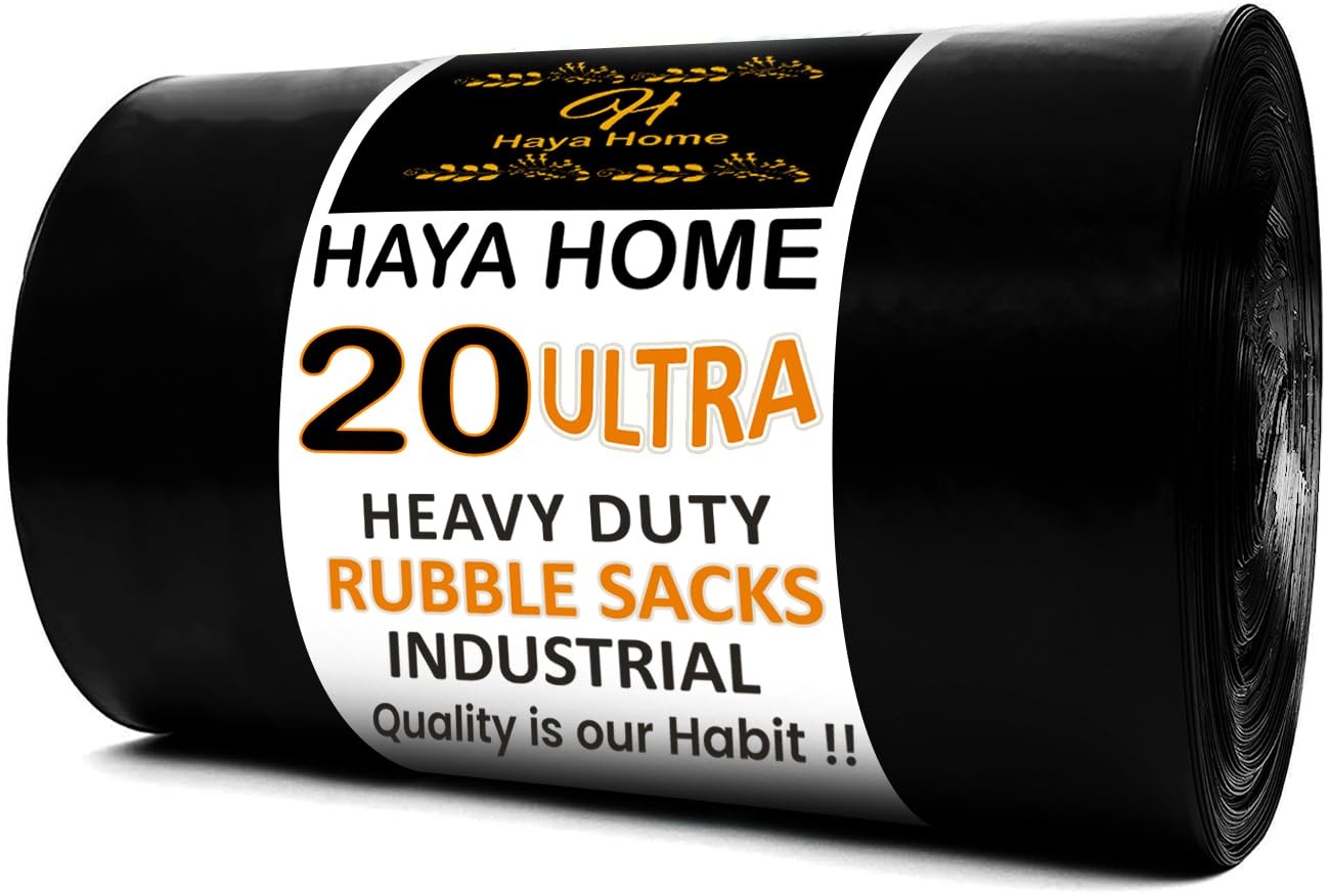 Sacs à gravats 30L Haya Home ultra résistants 80 microns lot de 20