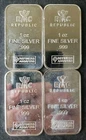 Lot of Four RMC 1oz Silver Bars
