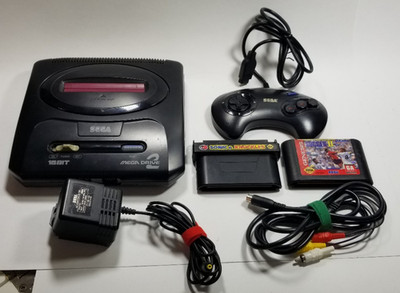 Sega Mega Drive 2 Japanese Console HAA-2502 System Tested w/ Controller & Sonic