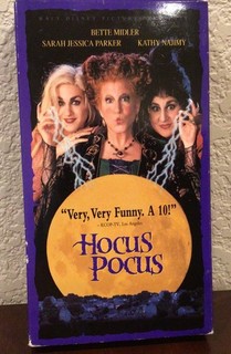 "HOCUS POCUS" VHS Video Bette Midler Sarah Jessica Parker Kathy Najimy