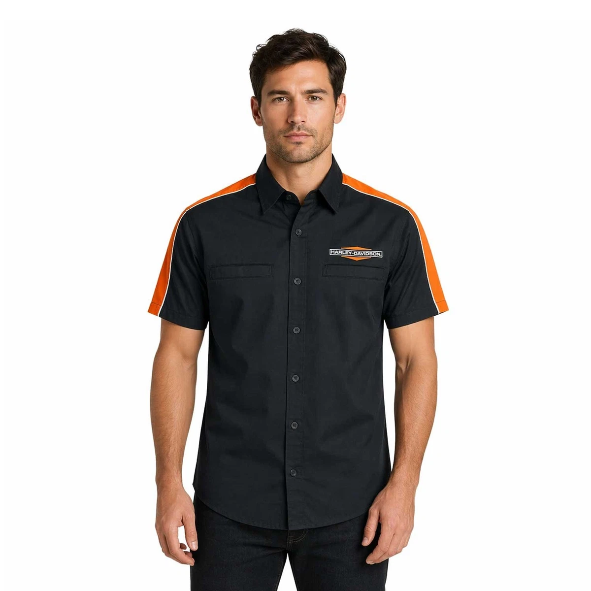 Harley-Davidson Short Sleeve Regular Size S Casual Button-Down
