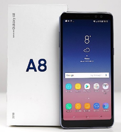 Samsung Galaxy A8 (2018) 5,6 Zoll Super-AMOLED 32GB 4GB RAM Schwarz Dual SiM