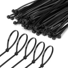 Armpow 8 Inch Black Zip Tie 1000 PCS, 40 Lbs - Small to Medium Zip Tie, Nylon...
