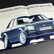 FORD GRANADA SAVOY / 4p folder brochure / 1980s NL Dutch (4)