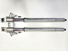 00 01 02 03 SUZUKI GSXR 750 GSXR750 front fork suspension set STRAIGHT NO LEAKS