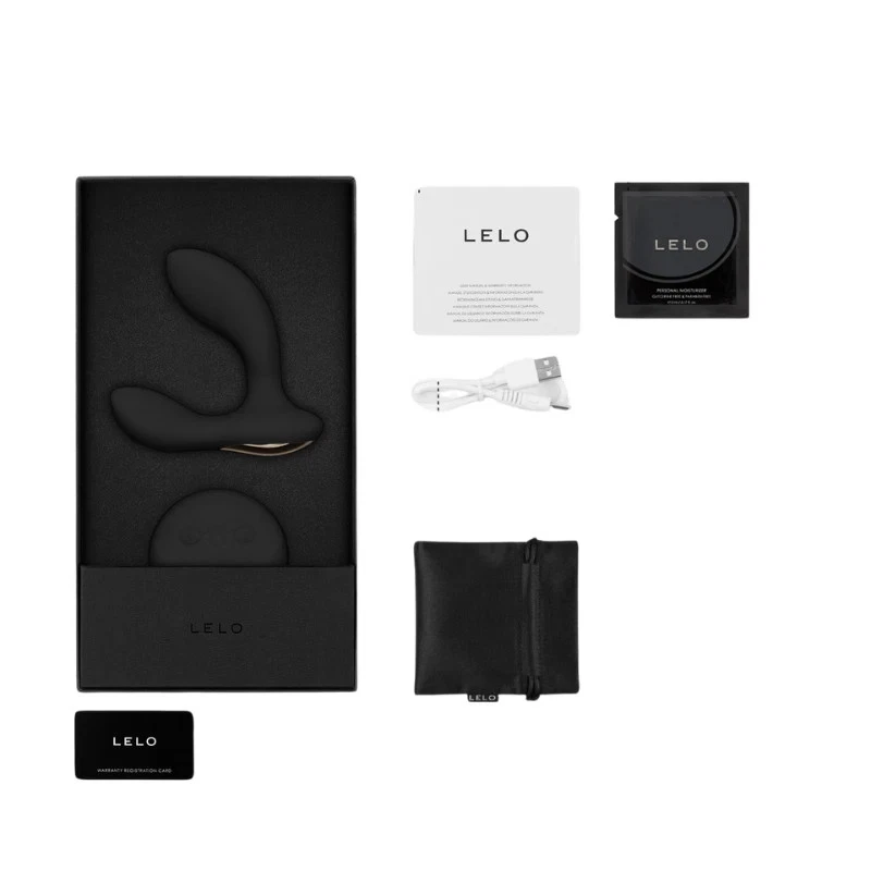Masajeador de próstata LELO Hugo - negro Foto 2 de 4