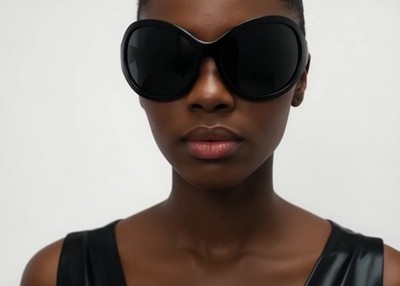 Super OVERSIZED XXL Very Large Round Dark Sunglasses Women  Luxury Party Shades
