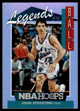 2018-19 Hoops Legends of the Ball #LEG-10 John Stockton