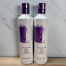 2 Pack Fanola No Yellow Shampoo Ultra Gentle Toning Shampoo 350 ml / 11.83 fl oz
