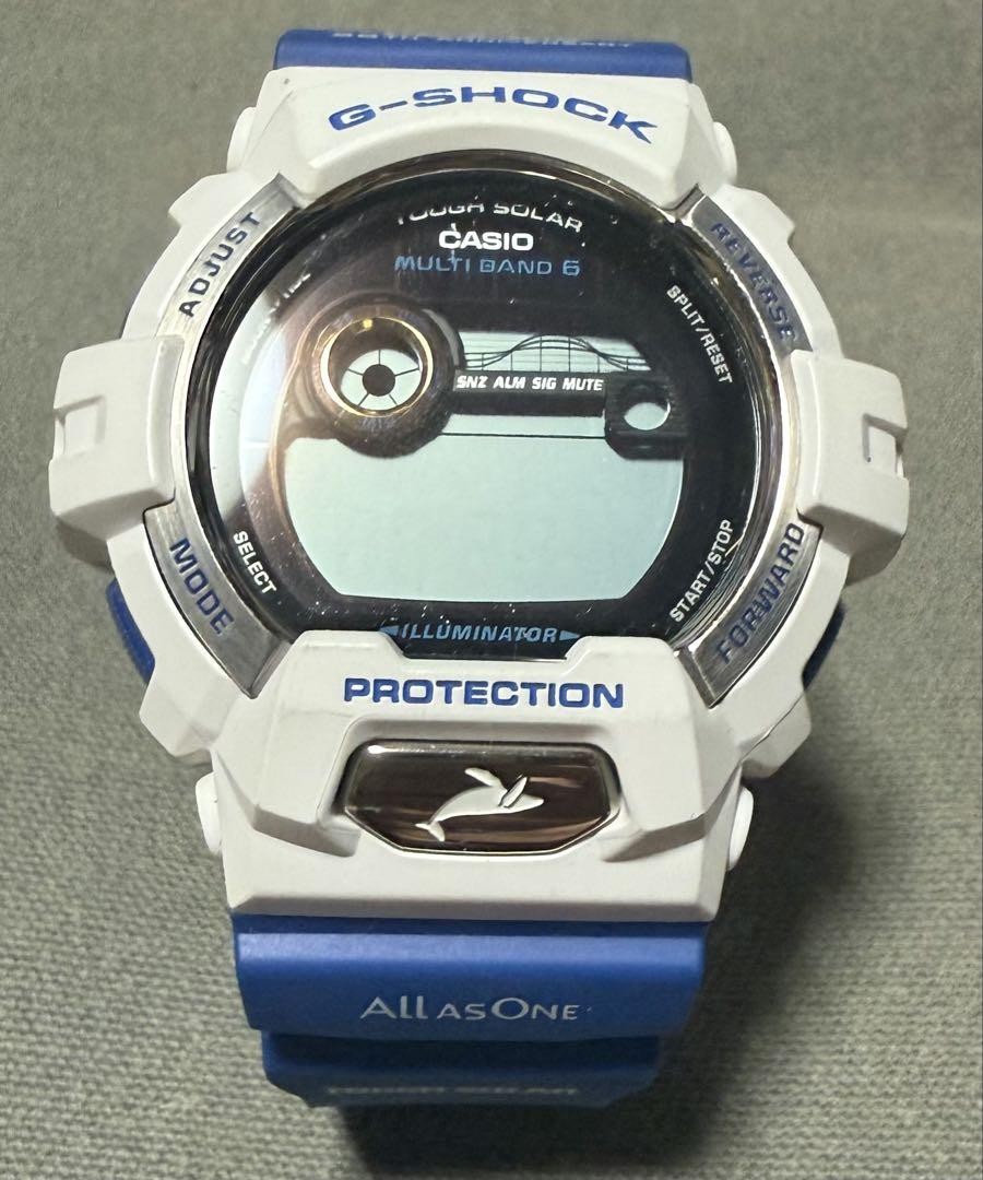 Gwx-8903k-7jr Casio G-shock Dolphin Whale Solar Radio Watch
