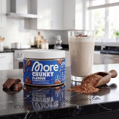 More Nutrition Chunky Flavour Fine Milk Chocolate - Neu & OVP (1x)