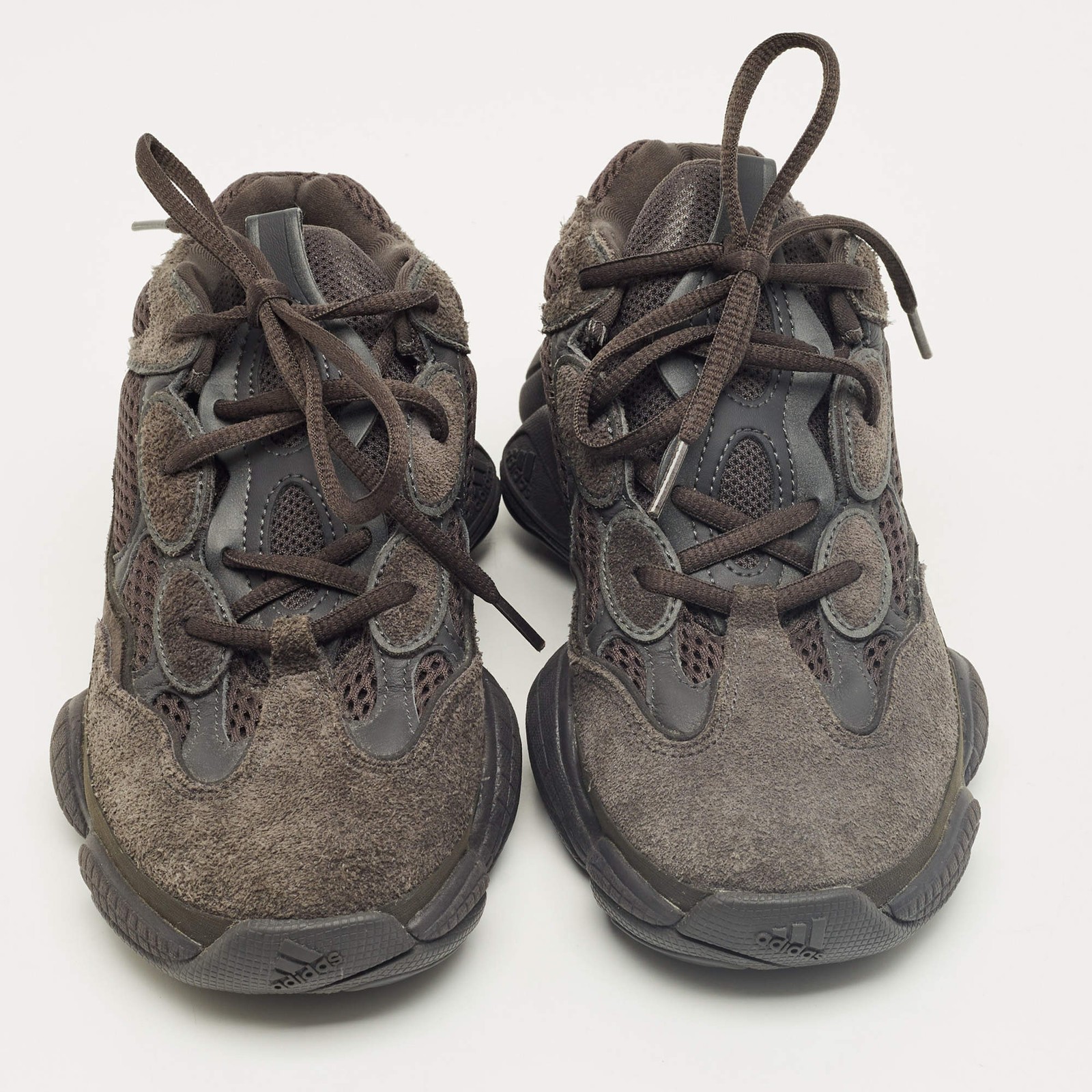 Yeezy x Adidas Black Mesh and Suede 500 Utility Black Sneakers Size 38 thumbnail 3