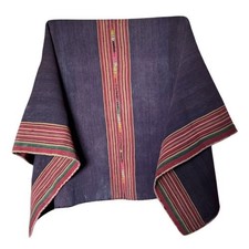 Manta Aguayo Tarabuco Vintage - Tejido a Mano Textil Andino Boliviano, Decoración Boho