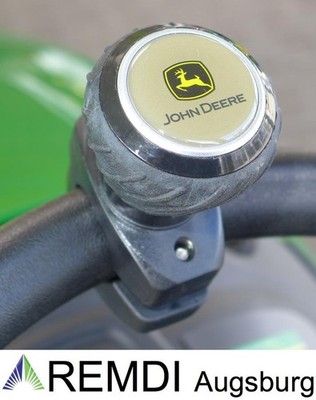 Original JOHN DEERE Luxus-Lenkradknauf Lenkhilfe MCXFA1567 mit schwarz-gelbem Lo