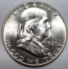 1960-D BU Franklin Half Dollar ~ 😎 (sunglasses suggested for viewing)