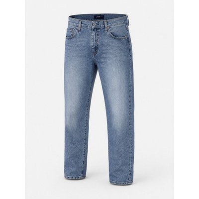 Levis Made Crafted 502 Selvedge Blue Jeans Mens 36x34 100 Organic Cotton Tapered