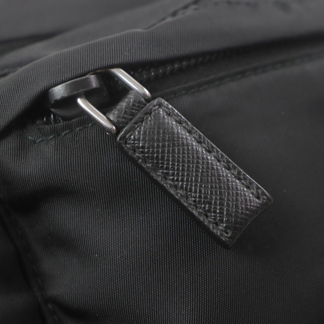 Prada Nylon Saffiano Triangular Logo Wallet 33cm … - image 8