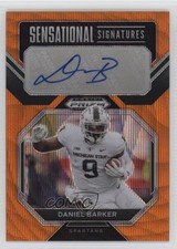 2023 Panini Prizm Draft Picks Orange Wave 41/75 Daniel Barker #SS-DAB Auto 2y0