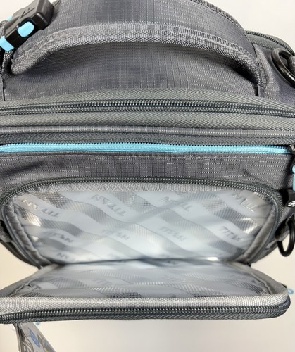 New Titan Lunch Box Expandable Leak Proof Container Gray Ripstop Ice Packs - Picture 3 of 15
